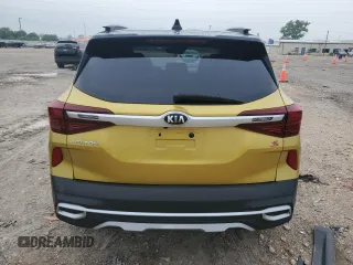 2021 Kia Seltos S z VIN KNDEU2AA8M7151033, wystawiony jako Copart lot #53719855 z przebiegiem 59 526 mil mil oraz Szkoda całkowita • Salvage title. Historia ofert i sprzedaży dostępna na DreamBid. Obrazek 6.