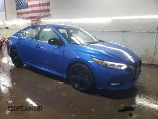 2021 Nissan Sentra SR with VIN 3N1AB8DV0MY236746, listed as a Copart auction lot 45232465 with 35,465 mi miles and Salvage Title. Bid and sale history available at carsss.com. Image 4.