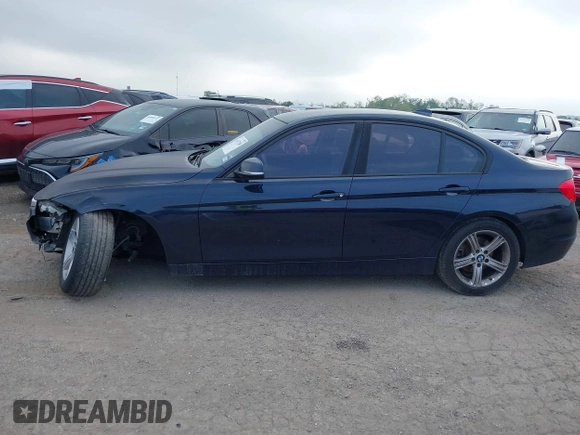 2015 BMW 3 Series 320i with VIN WBA3B1C53FK138310, listed as a IAAI auction lot 41677208 with 57,891 mi miles. Bid and sale history available at carsss.com. Image 14.