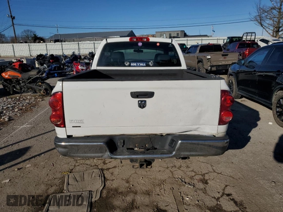 2007 Dodge 2500 SLT with VIN 3D7KR28C17G724512, listed as a Copart auction lot 85878264 with Not provided miles and Non repairable. Bid and sale history available at DreamBid. Image 6.