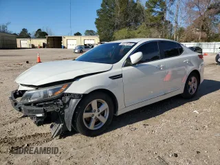 2015 Kia Optima LX with VIN 5XXGM4A7XFG347185, listed as a Copart auction lot 50216465 with 188,409 mi miles and Salvage Title. Bid and sale history available at carsss.com. Image 1.