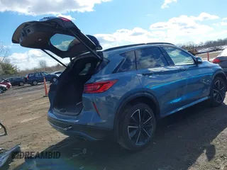 2023 Infiniti QX50 Sport with VIN 3PCAJ5FBXPF103199, listed as a IAAI auction lot 41443011 with 10,956 mi miles and . Bid and sale history available at DreamBid. Image 4.