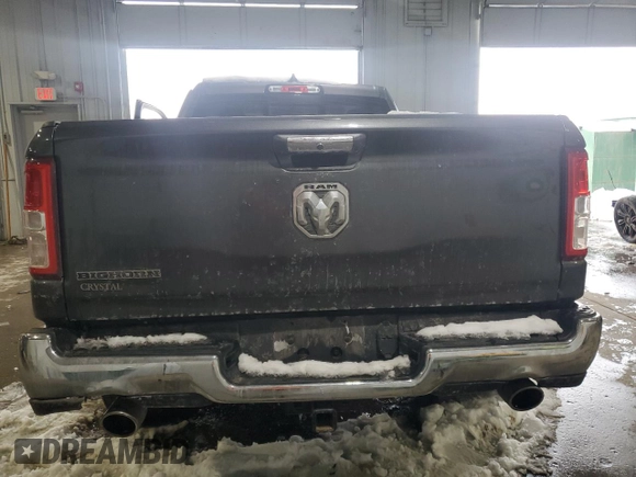 2020 Ram 1500 Big Horn with VIN 1C6RREBT3LN346561, listed as a Copart auction lot 42909805 with Not provided miles and Salvage title. Bid and sale history available at DreamBid. Image 6.