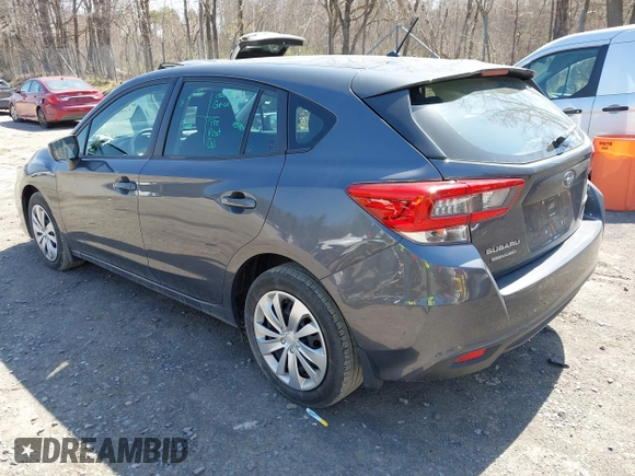2021 Subaru Impreza with VIN 4S3GTAB63M3715761, listed as a IAAI auction lot 42095438 with 18,295 mi miles and . Bid and sale history available at DreamBid. Image 3.