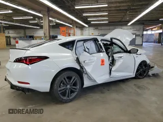 2025 Acura Integra w/A-Spec Package with VIN 19UDE4H39SA010775, listed as a Copart auction lot 46504005 with Not provided miles and Salvage title. Bid and sale history available at DreamBid. Image 3.