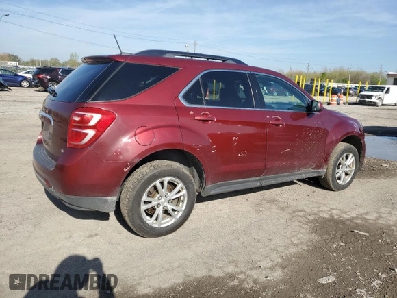 2017 Chevrolet Equinox LT with VIN 2GNALCEK7H1557535, listed as a Copart auction lot 53992335 with 114,206 mi miles and Salvage Title. Bid and sale history available at DreamBid. Image 3.