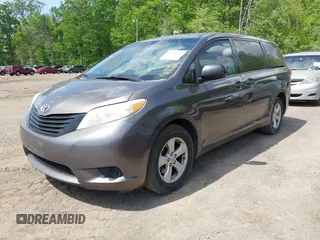 2012 Toyota Sienna with VIN 5TDKA3DCXCS012945, listed as a IAAI auction lot 42190015 with 114,372 mi miles and . Bid and sale history available at DreamBid. Image 2.