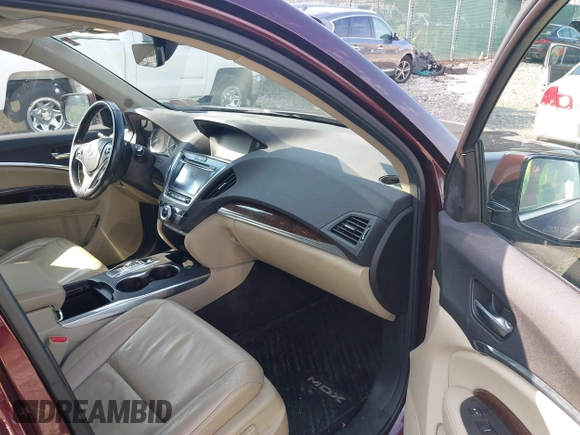 2017 Acura MDX Technology with VIN 5FRYD4H59HB021178, listed as a IAAI auction lot 42623869 with 111,445 mi miles and . Bid and sale history available at DreamBid. Image 5.