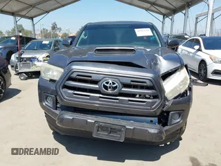 2016 Toyota Tacoma SR5 with VIN 5TFAX5GN7GX055884, listed as a IAAI auction lot 41943589 with 85,443 mi miles. Bid and sale history available at carsss.com. Image 12.