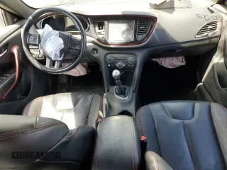 2015 Dodge Dart GT with VIN 1C3CDFEB5FD266246, listed as a Copart auction lot 52561855 with 129,964 mi miles and Salvage Title. Bid and sale history available at carsss.com. Image 8.