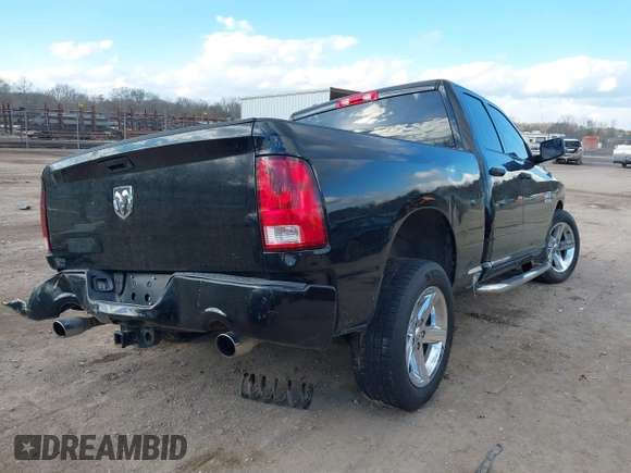2013 Ram 1500 Tradesman with VIN 1C6RR6FT6DS617616, listed as a IAAI auction lot 41419265 with 134,741 mi miles and . Bid and sale history available at DreamBid. Image 4.