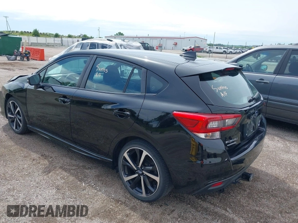 2021 Subaru Impreza Special Sports with VIN 4S3GTAJ61M1707171, listed as a IAAI auction lot 42508798 with 55,932 mi miles and . Bid and sale history available at DreamBid. Image 3.