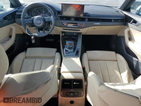 2023 Audi A5 Sportback S line Premium z VIN WAUDACF5XPA046455, wystawiony jako Copart lot #75923694 z przebiegiem 13 480 mil mil oraz Szkoda całkowita • Salvage title. Historia ofert i sprzedaży dostępna na DreamBid. Obrazek 8.