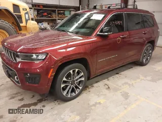 2021 Jeep Grand Cherokee Overland with VIN 1C4RJKDGXM8149126, listed as a IAAI auction lot 41946409 with 41,698 mi miles and . Bid and sale history available at DreamBid. Image 2.