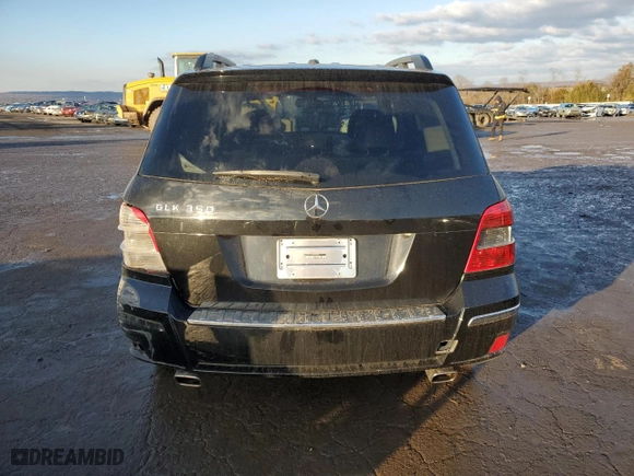 2010 Mercedes-Benz GLK-Class GLK 350 with VIN WDCGG5GB5AF490555, listed as a Copart auction lot 44204795 with 128,180 mi miles and Salvage Title. Bid and sale history available at carsss.com. Image 6.