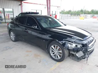 2015 Infiniti Q50 Premium with VIN JN1BV7AR1FM390739, listed as a IAAI auction lot 41865581 with 172,326 mi miles and . Bid and sale history available at DreamBid. Image 6.
