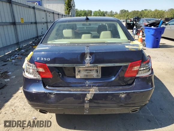 2012 Mercedes-Benz E 350 Luxury with VIN WDDHF5KB2CA569773, listed as a Copart auction lot 52758885 with 177,488 mi miles and Salvage Title. Bid and sale history available at DreamBid. Image 6.