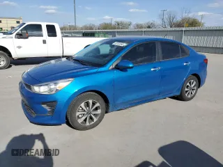 2022 Kia Rio S with VIN 3KPA24AD1NE478417, listed as a Copart auction lot 49182595 with 72,338 mi miles and Clean Title. Bid and sale history available at DreamBid. Image 1.