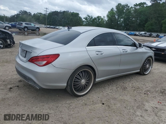 2017 Mercedes-Benz CLA with VIN WDDSJ4EB6HN455737, listed as a Copart auction lot 51609415 with 171,320 mi miles and Salvage Title. Bid and sale history available at carsss.com. Image 3.