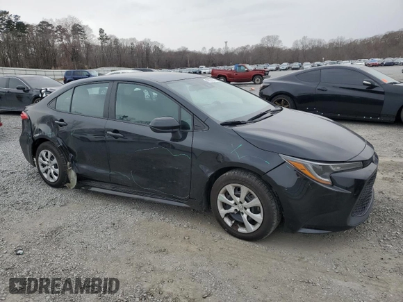 2022 Toyota Corolla LE with VIN 5YFEPMAE2NP352710, listed as a Copart auction lot 47871015 with 72,285 mi miles and Salvage Title. Bid and sale history available at carsss.com. Image 4.