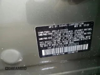 2020 Subaru Forester Premium with VIN JF2SKAGC1LH583923, listed as a Copart auction lot 49665515 with 61,874 mi miles and Salvage Title. Bid and sale history available at carsss.com. Image 13.