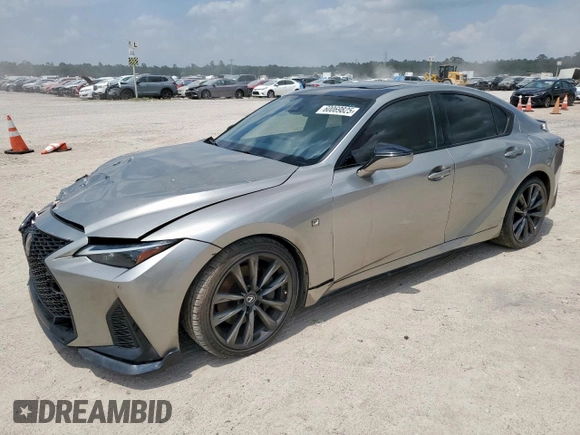 2021 Lexus IS 350 F Sport with VIN JTHGZ1B29M5042957, listed as a Copart auction lot 60069825 with 81,219 mi miles and Clean title. Bid and sale history available at DreamBid. Image 1.