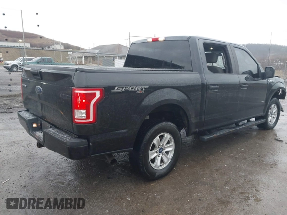 2015 Ford F-150 XLT with VIN 1FTEW1EP2FFB96318, listed as a IAAI auction lot 41578663 with 143,560 mi miles. Bid and sale history available at carsss.com. Image 4.
