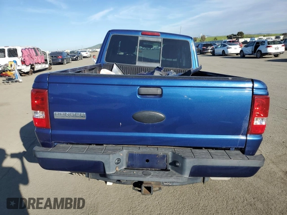 2010 Ford Ranger XLT with VIN 1FTKR4EE5APA05813, listed as a Copart auction lot 47218165 with 156,824 mi miles and Clean Title. Bid and sale history available at carsss.com. Image 6.