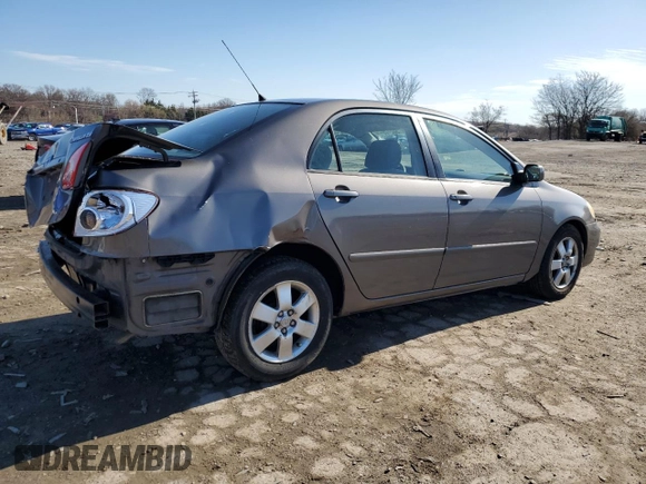 2005 Toyota Corolla CE with VIN 1NXBR32E85Z361545, listed as a Copart auction lot 50217945 with 261,942 mi miles and Salvage Title. Bid and sale history available at DreamBid. Image 3.