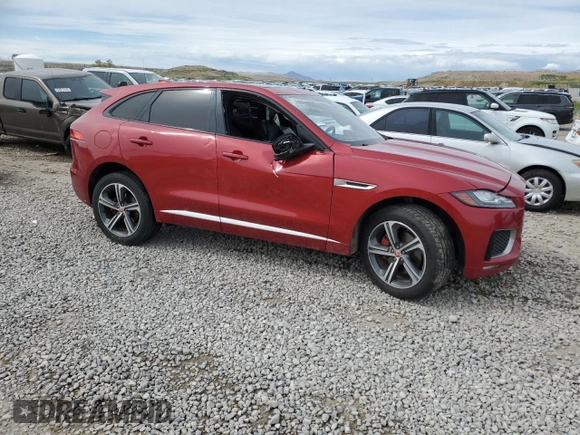 2019 Jaguar F-Pace S with VIN SADCM2FV9KA392963, listed as a Copart auction lot 54572485 with 96,315 mi miles and Salvage title. Bid and sale history available at DreamBid. Image 4.