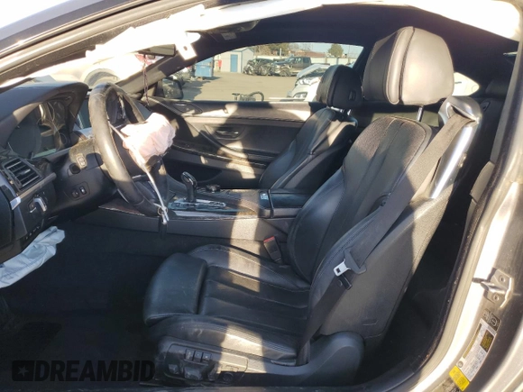 2015 BMW 6 Series 650i with VIN WBAYM9C53FD248356, listed as a Copart auction lot 85499554 with 115,292 mi miles and Salvage Title. Bid and sale history available at DreamBid. Image 7.