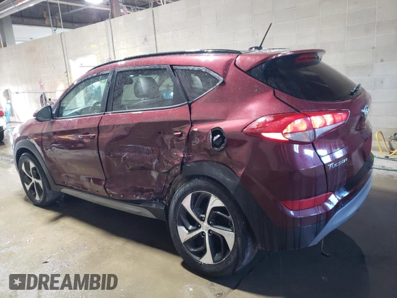 2017 Hyundai Tucson Sport with VIN KM8J3CA25HU552025, listed as a Copart auction lot 42800015 with 180,409 mi miles and Non Repairable. Bid and sale history available at DreamBid. Image 2.