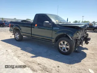 2015 Ford F-150 XL with VIN 1FTMF1EF3FKE53643, listed as a Copart auction lot 50200805 with 133,596 mi miles and Salvage title. Bid and sale history available at DreamBid. Image 4.