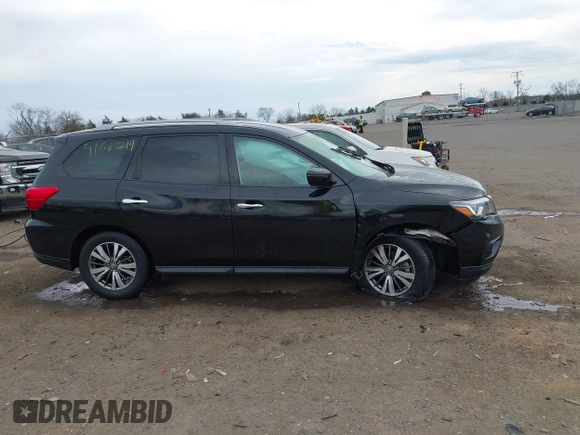 2019 Nissan Pathfinder S with VIN 5N1DR2MM7KC642244, listed as a IAAI auction lot 41683219 with 102,507 mi miles and . Bid and sale history available at DreamBid. Image 13.