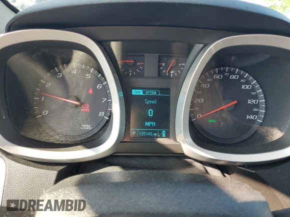 2013 Chevrolet Equinox LT with VIN 2GNFLEEK7D6273014, listed as a Copart auction lot 55667085 with 135,146 mi miles and Salvage Title. Bid and sale history available at DreamBid. Image 9.