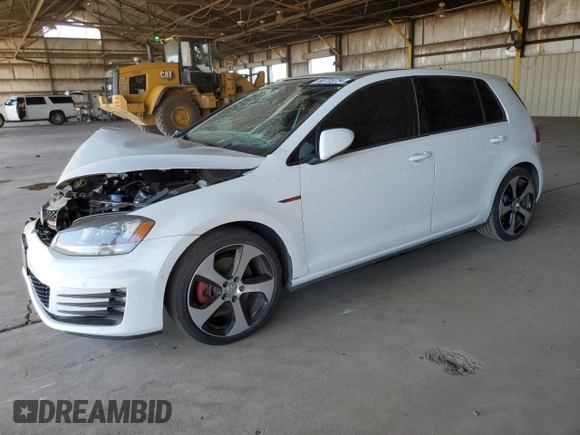 2016 Volkswagen Golf GTI Autobahn with VIN 3VW4T7AU0GM031322, listed as a Copart auction lot 68735734 with 65,964 mi miles and Salvage Title. Bid and sale history available at carsss.com. Image 1.