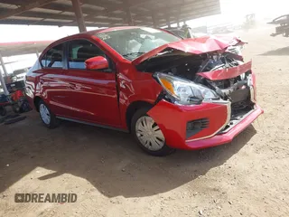 2024 Mitsubishi Mirage ES with VIN ML32FUFJ9RHF16103, listed as a IAAI auction lot 41965707 with 6,700 mi miles and . Bid and sale history available at DreamBid. Image 1.
