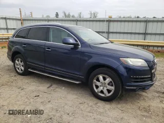 2013 Audi Q7 Premium Plus with VIN WA1LGAFE6DD012048, listed as a Copart auction lot 51781455 with 158,040 mi miles and Salvage title. Bid and sale history available at DreamBid. Image 4.