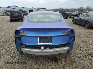 2020 Tesla Model 3 Long Range with VIN 5YJ3E1EB0LF742290, listed as a Copart auction lot 53942005 with 53,670 mi miles and Salvage Title. Bid and sale history available at carsss.com. Image 6.