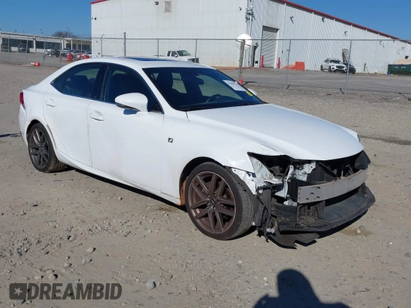 2015 Lexus IS 250 with VIN JTHBF1D26F5060500, listed as a IAAI auction lot 41309713 with 137,620 mi miles and . Bid and sale history available at carsss.com. Image 1.