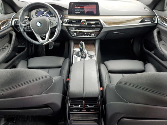 2018 BMW 5 Series 530i xDrive with VIN WBAJA7C53JWC75572, listed as a Copart auction lot 51467985 with 53,379 mi miles and Salvage Title. Bid and sale history available at carsss.com. Image 8.