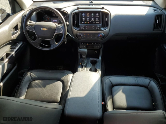 2021 Chevrolet Colorado 4WD Z71 with VIN 1GCPTDE15M1204579, listed as a Copart auction lot 75013414 with 47,003 mi miles and Salvage Title. Bid and sale history available at carsss.com. Image 8.