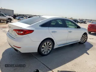2016 Hyundai Sonata Sport with VIN 5NPE34AF2GH304273, listed as a Copart auction lot 52650515 with Not Provided miles and Salvage Title. Bid and sale history available at DreamBid. Image 3.