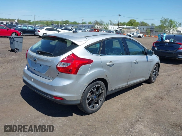 2012 Ford Focus Titanium with VIN 1FAHP3N28CL149792, listed as a IAAI auction lot 42133034 with 125,562 mi miles and . Bid and sale history available at carsss.com. Image 4.