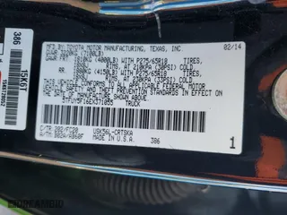 2014 Toyota Tundra 4WD Truck SR with VIN 5TFUY5F16EX371055, listed as a Copart auction lot 51045785 with 129,697 mi miles and Salvage Title. Bid and sale history available at carsss.com. Image 12.