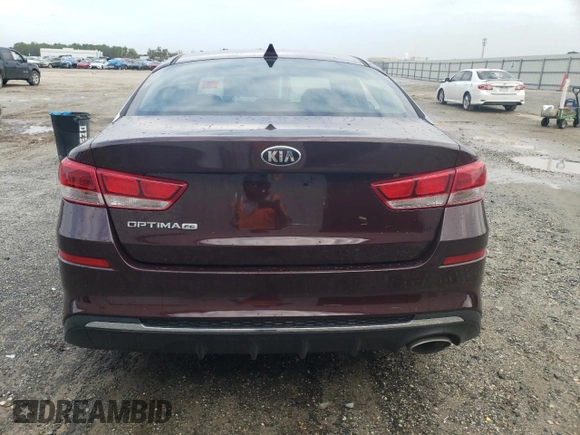 2020 Kia Optima SE with VIN 5XXGT4L39LG396418, listed as a Copart auction lot 53016595 with 40,798 mi miles and Non repairable. Bid and sale history available at DreamBid. Image 6.