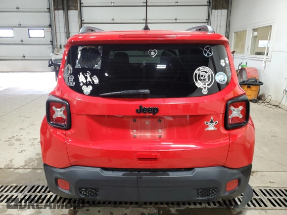 2018 Jeep Renegade Latitude z VIN ZACCJABHXJPH33316, wystawiony jako Copart lot #57911455 z przebiegiem 79 597 mil mil oraz Czysty tytuł • Clean title. Historia ofert i sprzedaży dostępna na DreamBid. Obrazek 6.