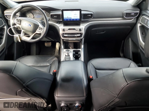 2021 Ford Explorer XLT with VIN 1FMSK8DH9MGC51416, listed as a Copart auction lot 46912555 with 34,271 mi miles and Salvage Title. Bid and sale history available at DreamBid. Image 8.