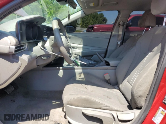 2023 Hyundai Elantra SEL with VIN KMHLM4AG7PU607726, listed as a Copart auction lot 61672495 with 71,041 mi miles and Clean title. Bid and sale history available at DreamBid. Image 7.
