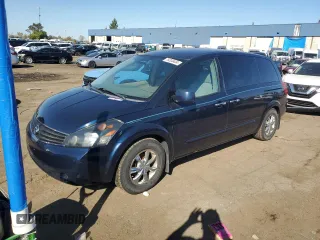 2008 Nissan Quest with VIN 5N1BV28U68N110235, listed as a Copart auction lot 76333434 with 162,674 mi miles and Clean Title. Bid and sale history available at carsss.com. Image 1.